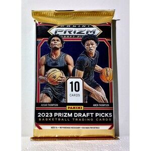 2023-24 Panini Prizm Draft Picks Basketball Cards Pack - Sealed, 10 cards